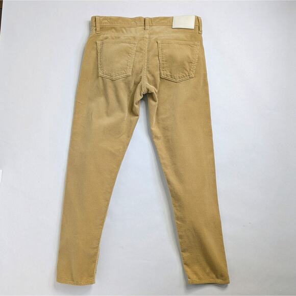 MOUSSY VINTAGE Ailey Corduroy Pants 27 Slim Ankle Tan Khaki Japan Cotton - Picture 11 of 11